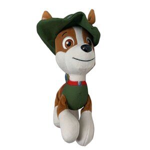 Spinmaster Paw Patrol Plush Tracker  2018 Stuffed Animal Dog Toy 11inx8.5 in L